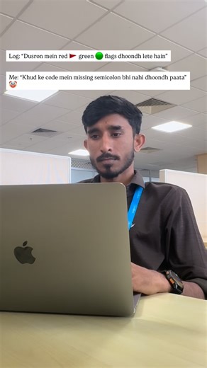 myownway on Instagram: "semicolon mil nahi raha, console.log ka sahara 🤡💻. [software, software developer, coder, programmer, JavaScript developer, frontend life, backend life, IT sector, coding memes, tech life, Bengaluru, Pune] #bengaluru #pune #software #softwareengineer #trnding❤️"