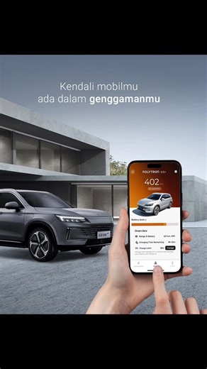 POLYTRON EV BANDUNG on Instagram: "Dengan aplikasi Polytron G3+, semua jadi lebih mudah. Cek status baterai, pantau posisi kendaraan, sampai kunci dan buka mobilmu dari jarak jauh, semua cukup dari smartphone kamu. Tanpa ribet, tinggal tap, dan siap melaju! #PolytronG3Series #MoveFurther #PolytronEV #mobillistrik #promomobillistrik #promo #bandung #electricvehicle"