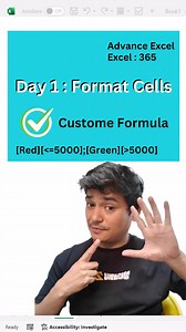 Magical formula in Excel : Custom Format Cell #education #excelformulas #excel #knowledge | Skill Made Easy