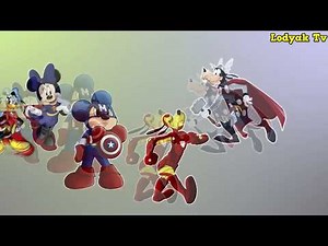 Five little mickey mouse superheroes jumping on the bed Mickey mouse clubhouse adventure