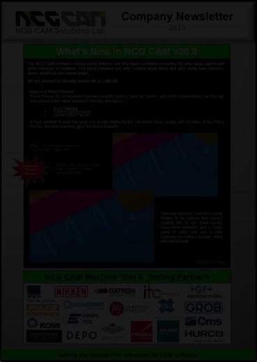 NCG CAM v20.0 Released: Download Demo Now | NCG CAM Solutions Ltd posted on the topic | LinkedIn