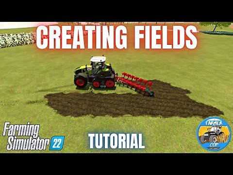 HOW TO CREATE NEW FIELDS - Farming Simulator 22