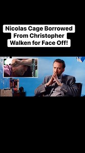97K views · 1.4K reactions | Nicolas Cage revealed he took inspiration from Christopher Walken’s unique acting style for his wild performance in Face Off. From Walken’s pauses to Cage’s over-the-top energy, this Hollywood connection will blow your mind! #NicolasCage #FaceOffMovie #ChristopherWalken #MovieFacts #HollywoodSecrets | Entertainment Stories | Facebook