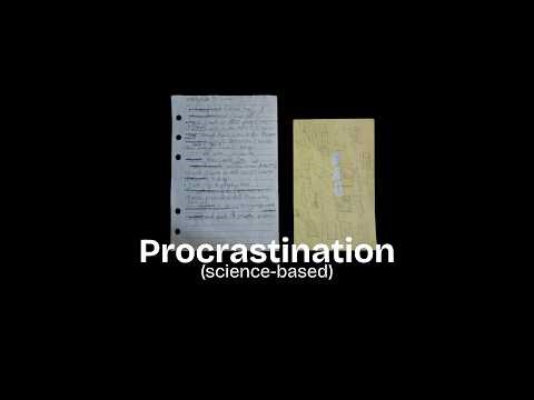 Khoa học về Trì hoãn (từ nghiên cứu, sách và thử nghiệm)