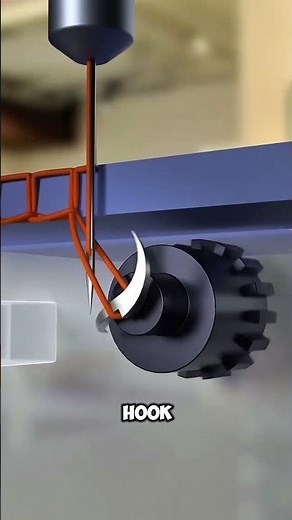 The Genius Mechanism Inside Every Sewing Machine😱