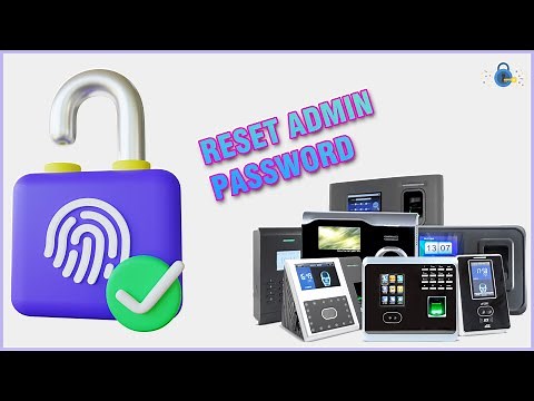 How to Reset Biometric Attendance Machine Admin Password | Remove Menu Password