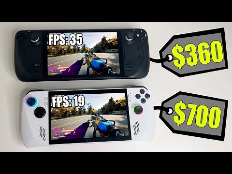 ROG Ally vs. Steam Deck | Testing Performance of Top AAA Games