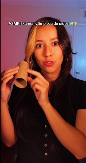 ASMR Examen y limpieza de oídos 🧼👂
