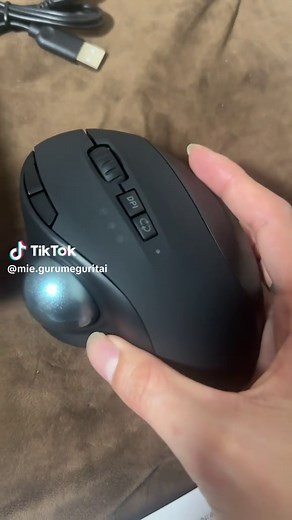 トラックボールマウス マウス ワイヤレス 【Bluetooth&2.4GHz USBレシーバー】 マウス トラックボール 静音ボタン 戻る/進むボタンや5段階DPI Windows/Mac/Android ぜひ使ってみて！ #トラックボールマウス