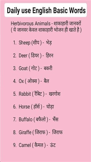 Daily use English Basic Words#Daily use English Sentences#English#Englishgrammar