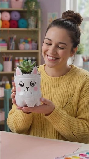 Turn Waste Plastic Bottles into Beautiful Plant Pots 🌱 | Easy DIY Planter | Best Out of Waste