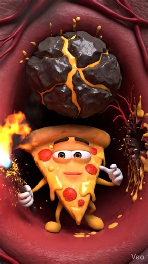 eating of pizza is good for nas