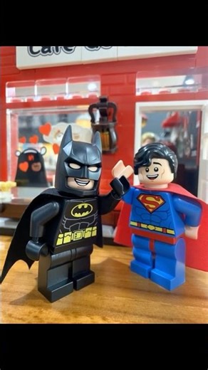 Stop Motion | Superman and Batman go to a cafe