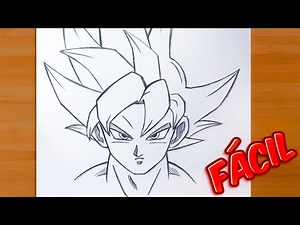 How to Draw Ultra Instinct Goku 👊 Step by Step for Beginners - Dragon Ball Super ✏️