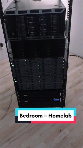 Guest Bedroom Homelab Server Rack Setup with 800TB Capacity