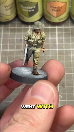 Army Painter Dark Wood: Simple Weapon Painting Tutorial #shorts