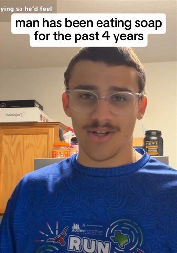 Man has been eating soap for the past 4 years😛 #chandlerirs #twitchclips #fypシ #funny