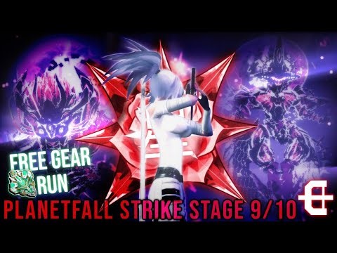 [PSO2:NGS] Planetfall Strike: Stage 9 & 10 | Free Gear Run | Rank 5-5 | Br/Sl/A |