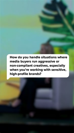 Non-compliant creatives are part of the game—but how you handle it makes all the difference. When media buyers run aggressive ads, it doesn’t have to mean burning bridges. 👉 What actually builds trust? Owning up and starting a real conversation. “If it wasn’t working with the compliant creatives, then the conversations can get started about payouts, or how to make sure you still make money—but also run compliant ads.” — Chelsea Denning Agencies and networks want to make it work with you. Don’t 