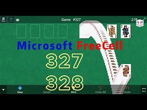 Conquering Microsoft Solitaire FreeCell: Levels 327 & 328 Deck | Pro Tips & Strategies