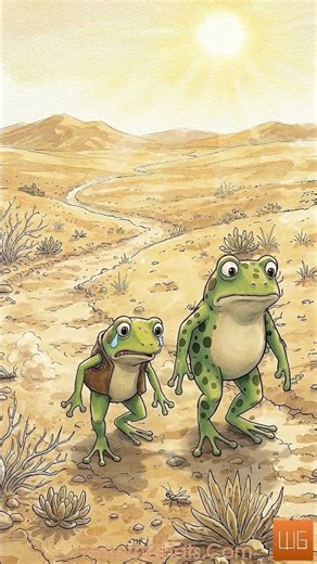 The Two Frogs |Aesop Fable | Cartoon |Animation |Stories For Kids | #kids #cartoon #aesop