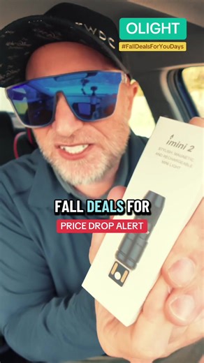 🔑 Tiny but Powerful! Meet the Olight iMini 2 — the ultra-compact keychain light that snaps on magnetically and lights up your world with just a twist. Don’t let the size fool you — this mini light delivers up to 50 lumens of crisp, bright light in a sleek aluminum body. Perfect for quick tasks, night walks, or finding things in the dark — all from your keychain. 🍂 For a limited time, it’s part of our Fall Deals For You Days on TikTok Shop! Get one before they disappear. ✨ Why It’s a Must-Have: