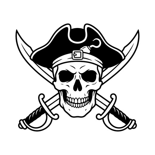 Pirate Svg, Skull Svg, Pirate Svg, Pirate Skull Svg, Pirate Clipart, Pirate Cut Files for Silhouette, Instant Download - Etsy