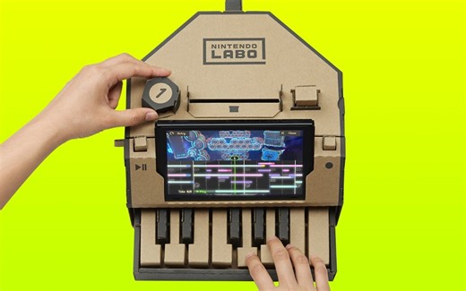 使用Nintendo Labo钢琴制作音乐