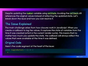 Understanding State and Callbacks in React: Fixing Callback Issues with Hooks