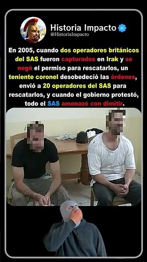 Por qué los soldados del SAS no siguieron órdenes en 2005 🪖👀