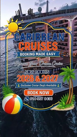 Caribbean Cruise Booking Made Easy | Now Booking 2026 & 2027
