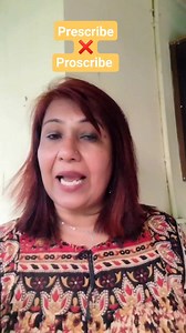 Proscribe vs Prescribe #antonyms #english #englishvocabulary #englishlearning #englishteaching @everyone | Bini Rose