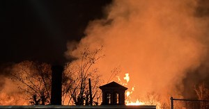 Massive Woodberry fire impacts I-83 and Cold Spring Lane