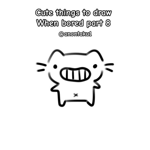 Cute things to draw when bored 🥀 Part 8 #art #cute #cuteart #drawing #simple #tutorial