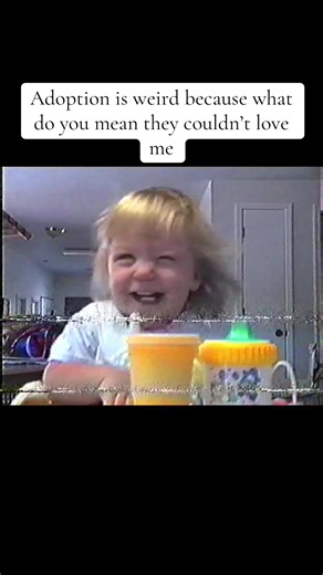 If you can’t tell, I finally got a tonnn of old videos. By “them” I mean my biological parents. It especially hits me hard because I look identical to my daughter and it just hits ya… like how couldn’t they love me when it’s sooo easy to love 😭💛 #adoption #fostercare