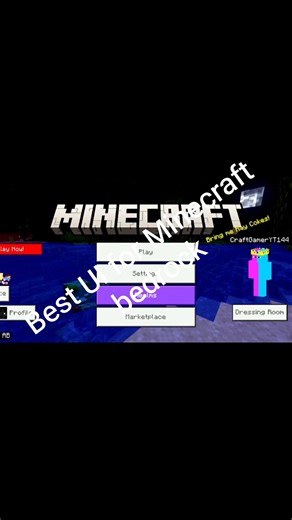 Minecraft bedrock best UI mod pack #minecraft #gaming #pack