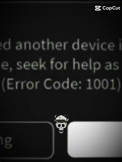 error code 1001