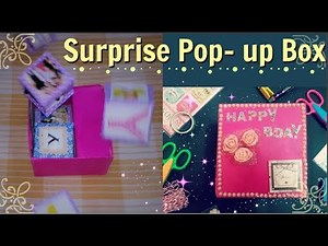 Easy DIY: How to make Surprise Pop-Up Box / Jumping Cubes | Birthday Gift Ideas | Stylingart