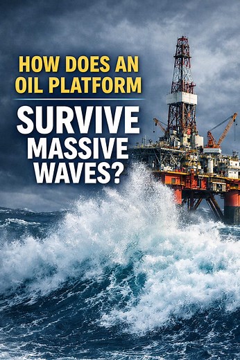 How Offshore Oil Platforms Survive Monster Waves