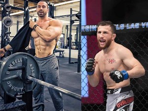 "Wasn't strong as he looks" - 260-pound bodybuilder Bradley Martyn gets confronted by Merab Dvalishvili to takedown contest