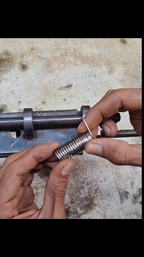 112K views · 427 reactions | making springs from stainless steel wire #tools #soudage #welding #metalworking #welderskill | Neded Pratama | Facebook