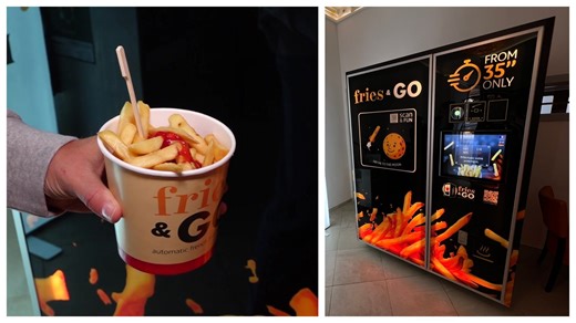 'Presque comme à la maison' : deux Liégeoises lancent le premier distributeur automatique de frites en Belgique - RTBF Actus