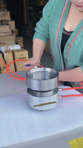 Air collet chuck. Large stroke Rotary power chuck. Through hole design for automatic. High speed. Installed to the front of machine's bearing. #collet chuck #cutting machine #welding