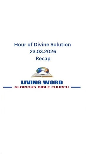 Hour of Divine Solution 23.03.2026 Recap
