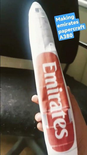 making emirates papercraft A380
