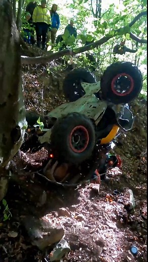 Dangerous FAIL!! Renegade Rollover!! | Atv Adventure Vlog