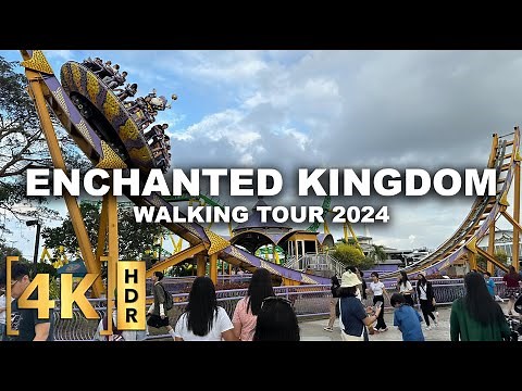 2024 Walking Tour of ENCHANTED KINGDOM! POV Rides, New Starbucks, and More! | Philippines