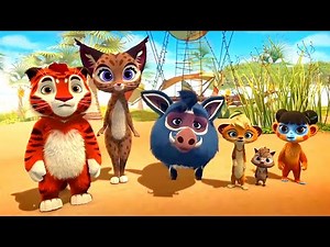 Leo and Tig 🦁 The Fastest Runner 🐯 Best episodes 🦁 Funny Family Animated Cartoon for Kids