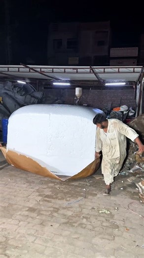 White PU Foam Sheet Manufacturing Process! 🏭🧽