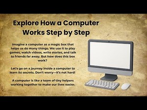 Learn English Through Read & Listen: Explore How a Computer Works Step by Step || A2-B1 Lv. #english